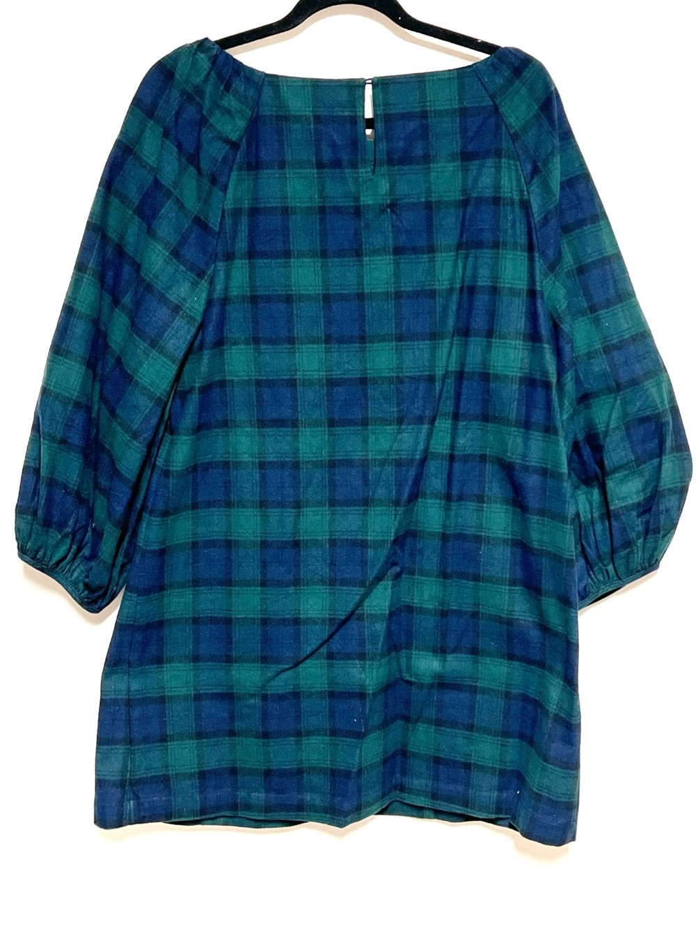 NWT Hill House Araminta Mini Dress Stewart Tartan plaid print Sz L - Picture 7 of 7